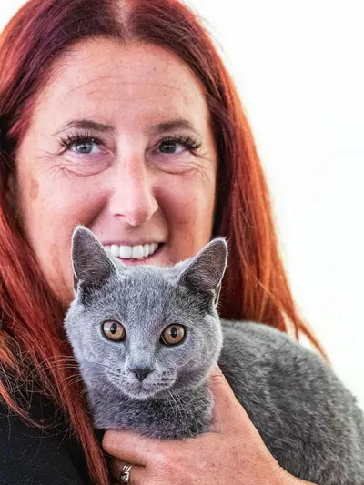 Mrs. Katia Pocci Hagemann, giudice internazionale FIFe (Italia, tessera federativa in Germania) dell'Esposizione Felina di Venturina Terme