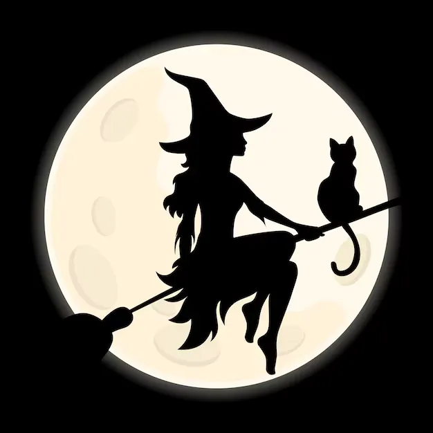 Witch Silhouette Icon